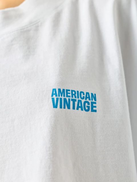 American Vintage Gixy round-neck T-shirt - White