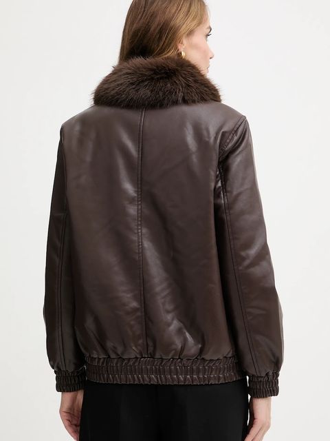 Morgan kurtka kolor brązowy przejściowa GEMPER