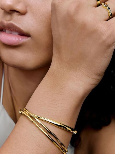 Monica Vinader Siren ring - Gold