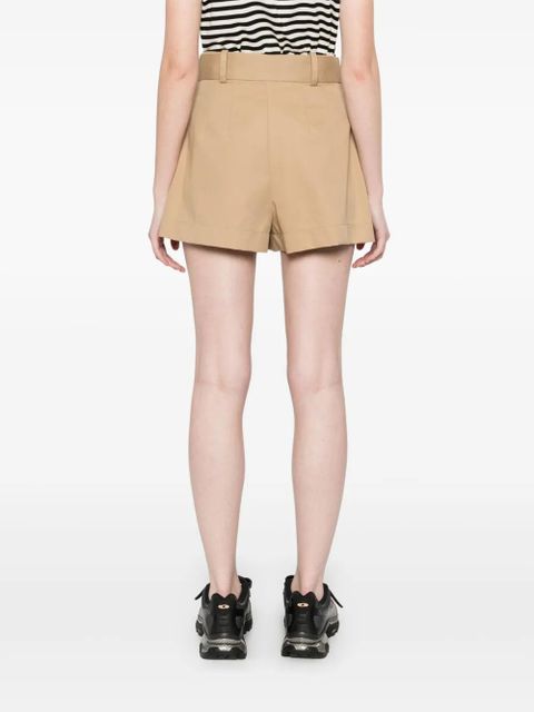 Moncler belted shorts - Brown
