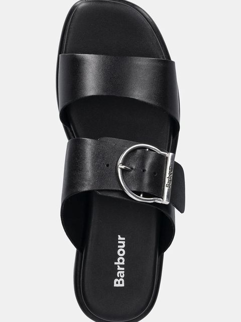 Barbour klapki skórzane Adele