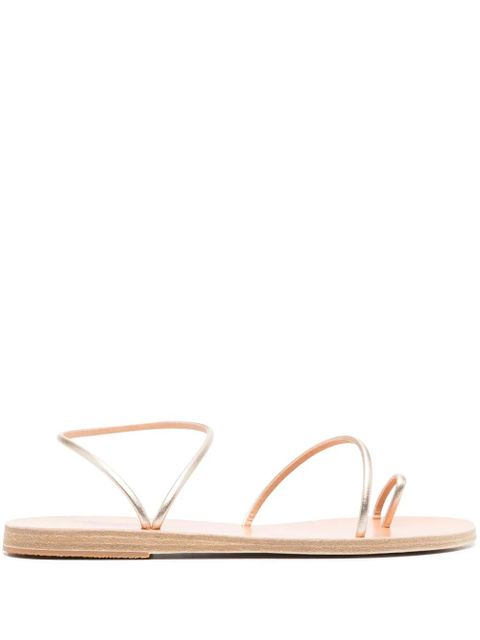 Ancient Greek Sandals Chora metallic-finish sandals - Gold - zdjęcie produktu nr 1