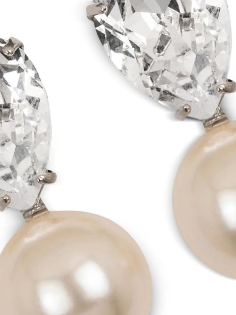 Jennifer Behr Cimone crystal earrings - Silver