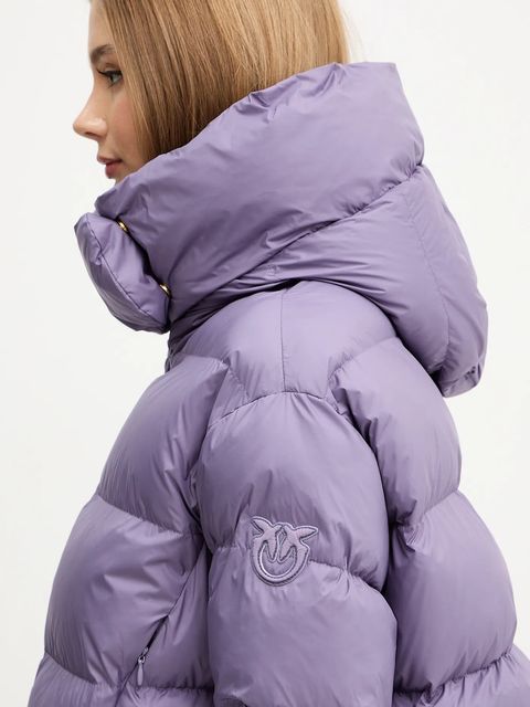 Pinko kurtka kolor fioletowy zimowa oversize 101602 A2P6 - zdjęcie produktu nr 2