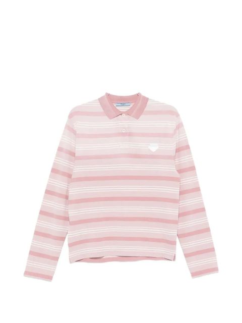 Prada striped long-sleeve top - Pink - zdjęcie produktu nr 1