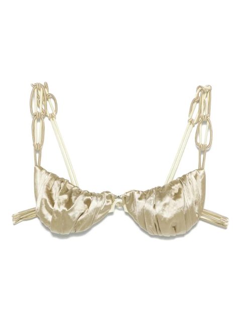 Isa Boulder reversible bikini top - Gold - zdjęcie produktu nr 1