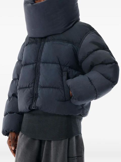 Alexander Wang cropped puffer jacket - Black