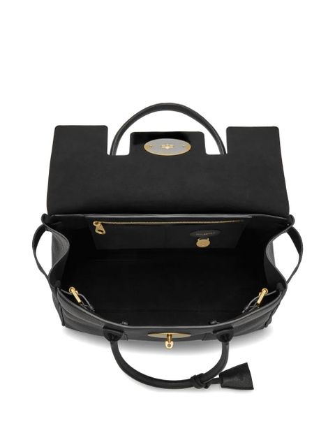 Mulberry Bayswater front-flap closure tote bag - Black