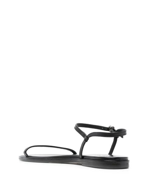 Aeyde Nettie leather sandals - Black