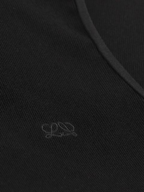 LOEWE fine-knit tank top - Black