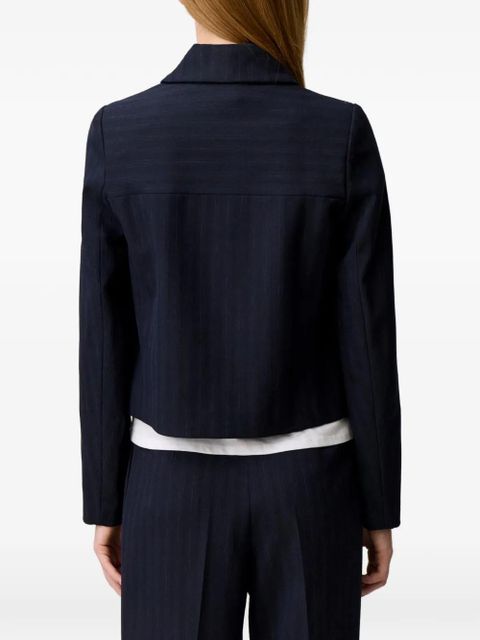 Claudie Pierlot button pinstripe jacket - Blue