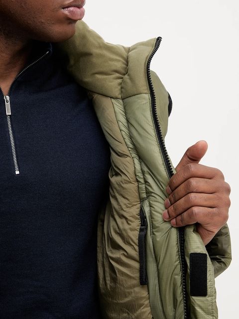 Rains kurtka 17240 Torna Insulated Long Jacket kolor zielony zimowa 17240