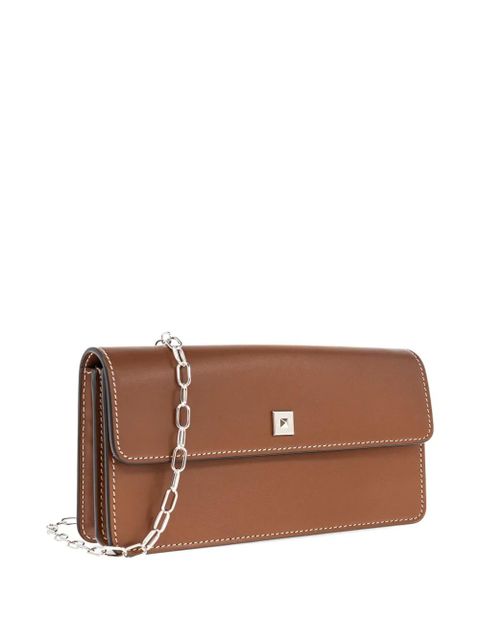Max Mara Clutchy leather clutch bag - Brown