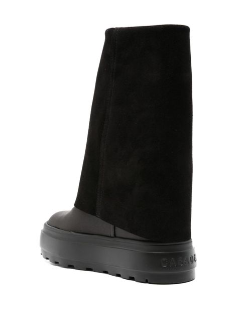 Casadei folded-top boots - Black