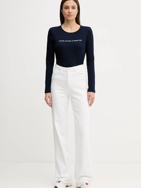 United Colors of Benetton longsleeve bawełniany - zdjęcie produktu nr 1