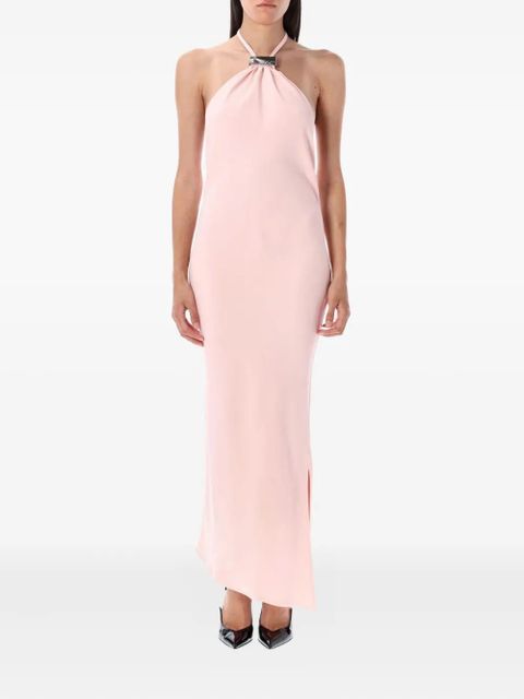 The Attico halter-neck clasp maxi dress - Pink - zdjęcie produktu nr 1