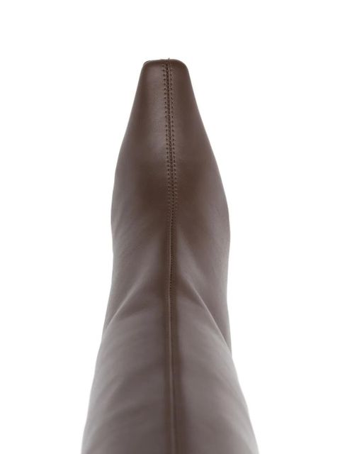 Giuseppe Zanotti leather over-the-knee boots - Brown - zdjęcie produktu nr 2