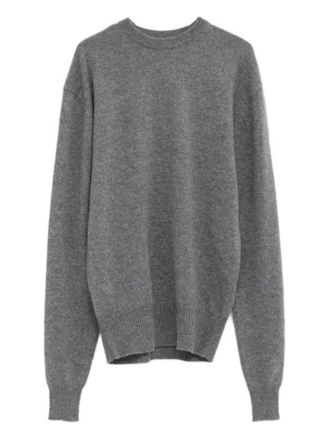 TOTEME ribbed-cuff cashmere sweater - Grey - zdjęcie produktu nr 1