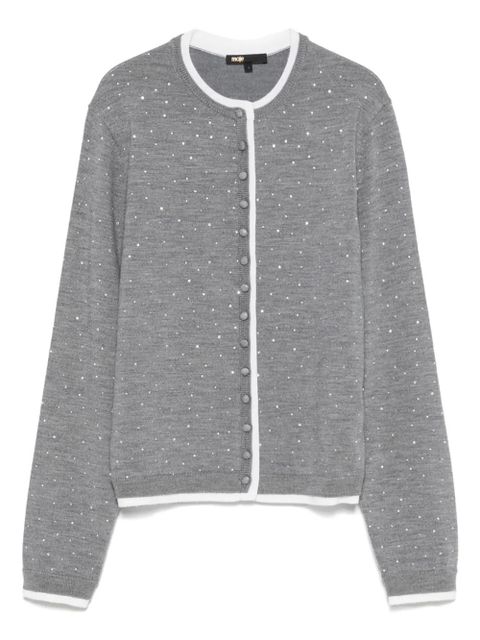Maje rhinestone-embellished cardigan - Grey - zdjęcie produktu nr 1