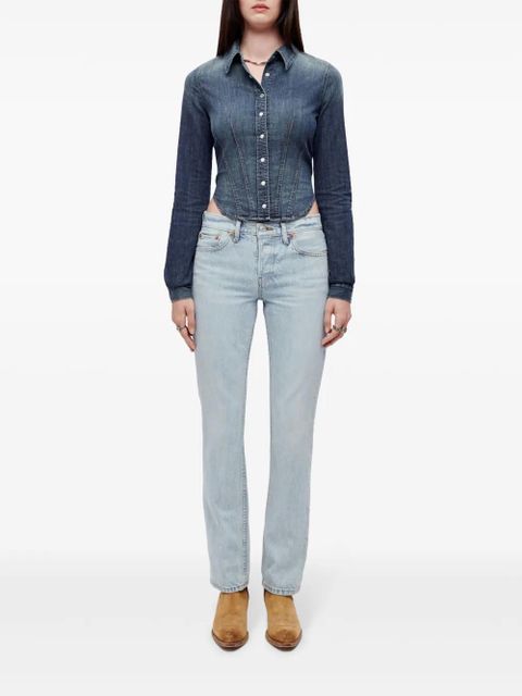 RE/DONE x Pamela Anderson denim shirt - Blue