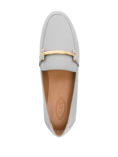 Tod's leather loafers - Grey - zdjęcie produktu nr 2