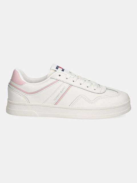 Tommy Jeans sneakersy skórzane THE GREENWICH LEATHER kolor biały EN0EN02794
