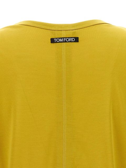 TOM FORD logo tag T-shirt - Yellow - zdjęcie produktu nr 2