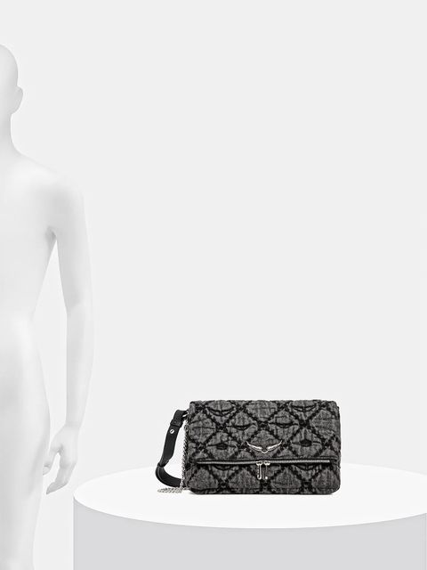 ZADIG&VOLTAIRE torebka bawełniana kolor czarny LWBA04065