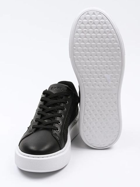 Karl Lagerfeld sneakersy MAXI KUP kolor czarny KL62211F