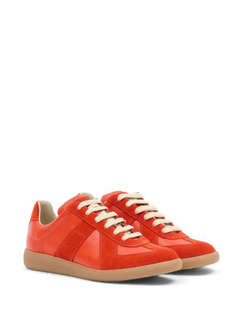 Maison Margiela Replica suede leather sneakers - Orange - zdjęcie produktu nr 2