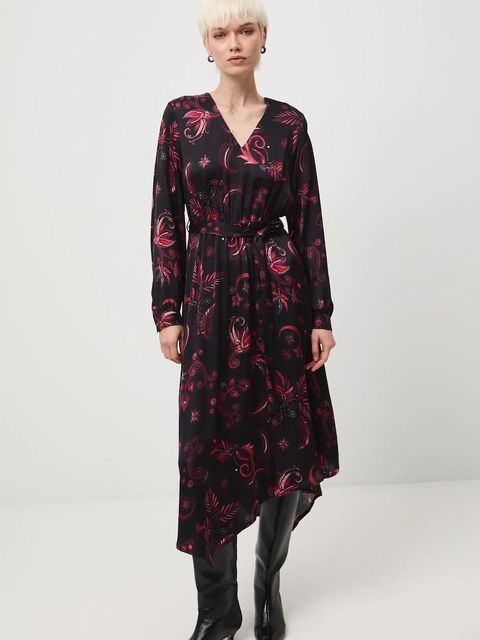 Medicine sukienka kolor multicolor midi rozkloszowana - zdjęcie produktu nr 2