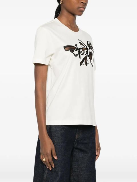 FENDI graphic short-sleeve T-shirt - Neutrals - zdjęcie produktu nr 2