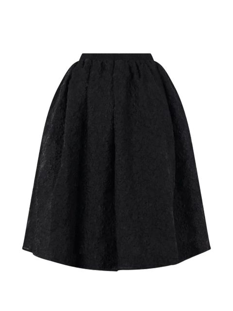 Cecilie Bahnsen patterned-jacquard skirt - Black - zdjęcie produktu nr 2
