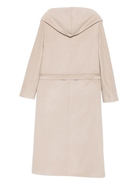 Max Mara hooded belted coat - Neutrals