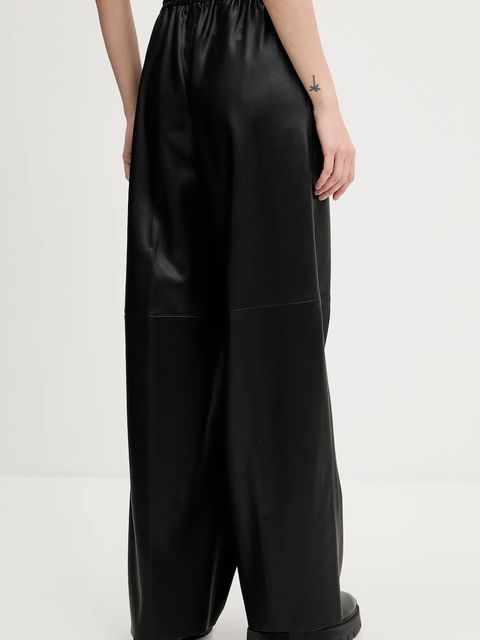 HUGO spodnie damskie kolor czarny proste high waist 50542323 - zdjęcie produktu nr 2