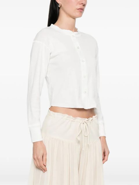 The Row Gano button-fastening top - White