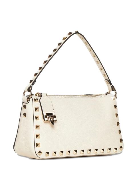 Valentino Garavani small Rockstud leather crossbody bag - Neutrals - zdjęcie produktu nr 2