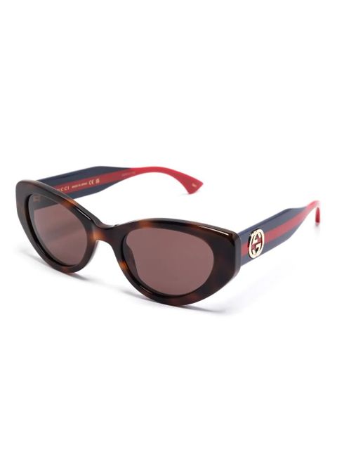 Gucci Eyewear cat-eye sunglasses - Brown