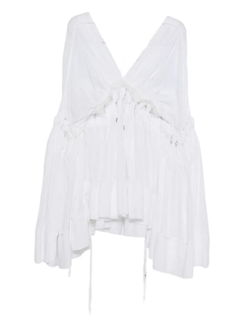 Christopher Esber cotton-blend dress - White