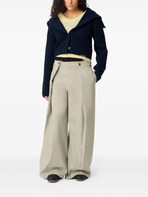 Axel Arigato Riley pleated wide-leg trousers - Green - zdjęcie produktu nr 2