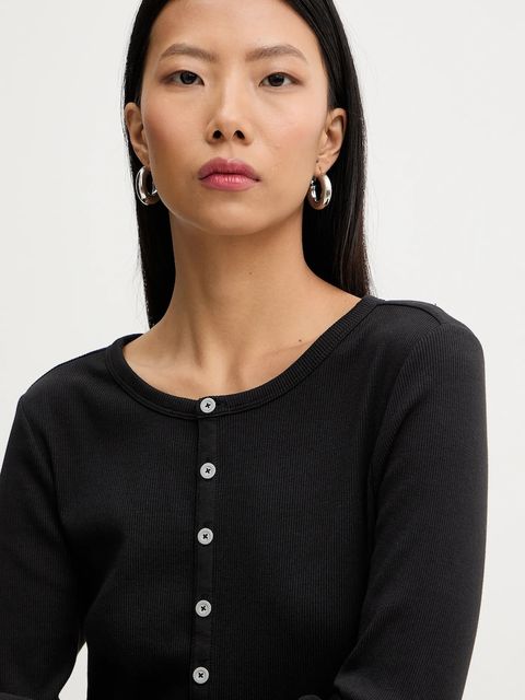 G-Star longsleeve kolor czarny D27975-E136