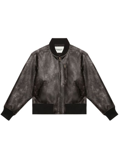 MARANT ÉTOILE Crisley bomber jacket - Black