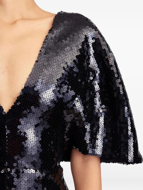 16Arlington Riaura sequinned mini dress - Black