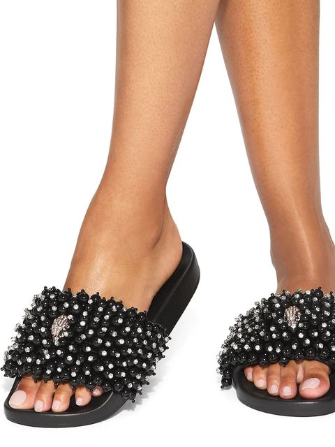 Kurt Geiger London klapki Meena Eagle Bead damskie kolor czarny 5392209999