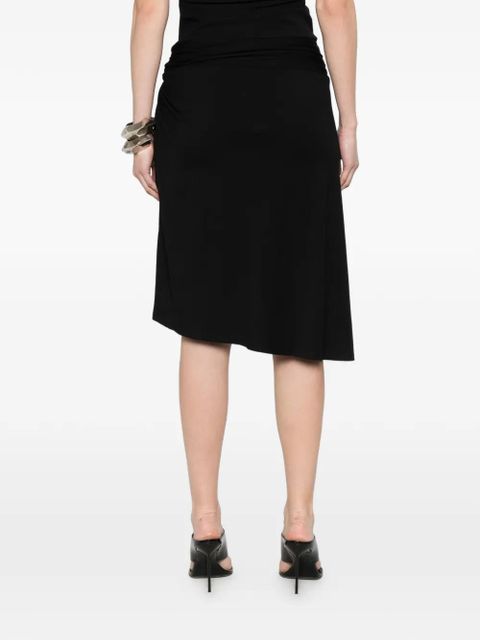 Paris Georgia Ida knotted midi skirt - Black