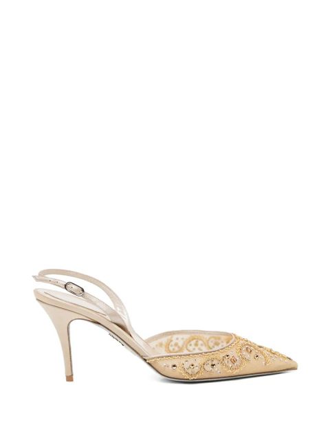 René Caovilla embellished pumps - Neutrals - zdjęcie produktu nr 1