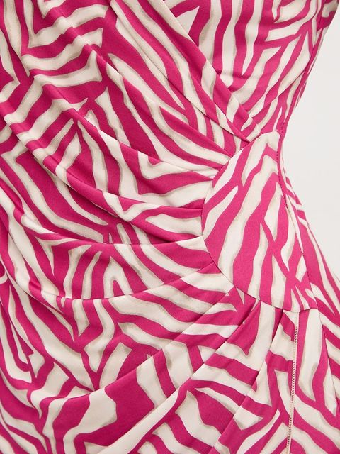 Morgan sukienka kolor różowy mini prosta RNEIRO