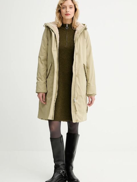 Marc O'Polo kurtka kolor zielony przejściowa 5000006626