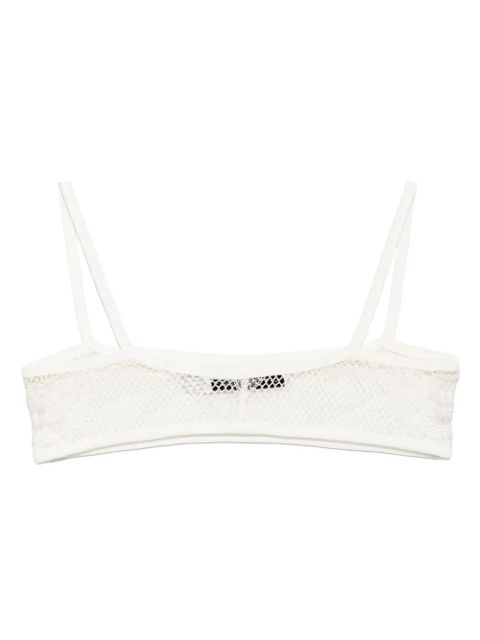 Christopher Esber lace bralette - White - zdjęcie produktu nr 2