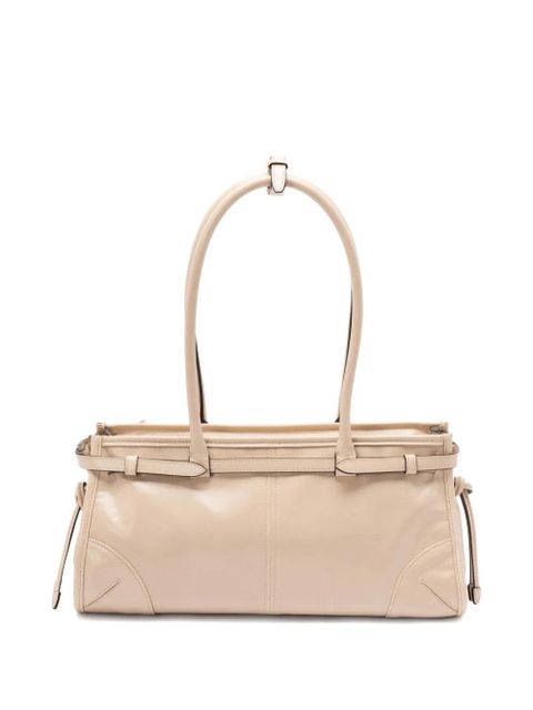Prada triangle-logo shoulder bag - Neutrals - zdjęcie produktu nr 2